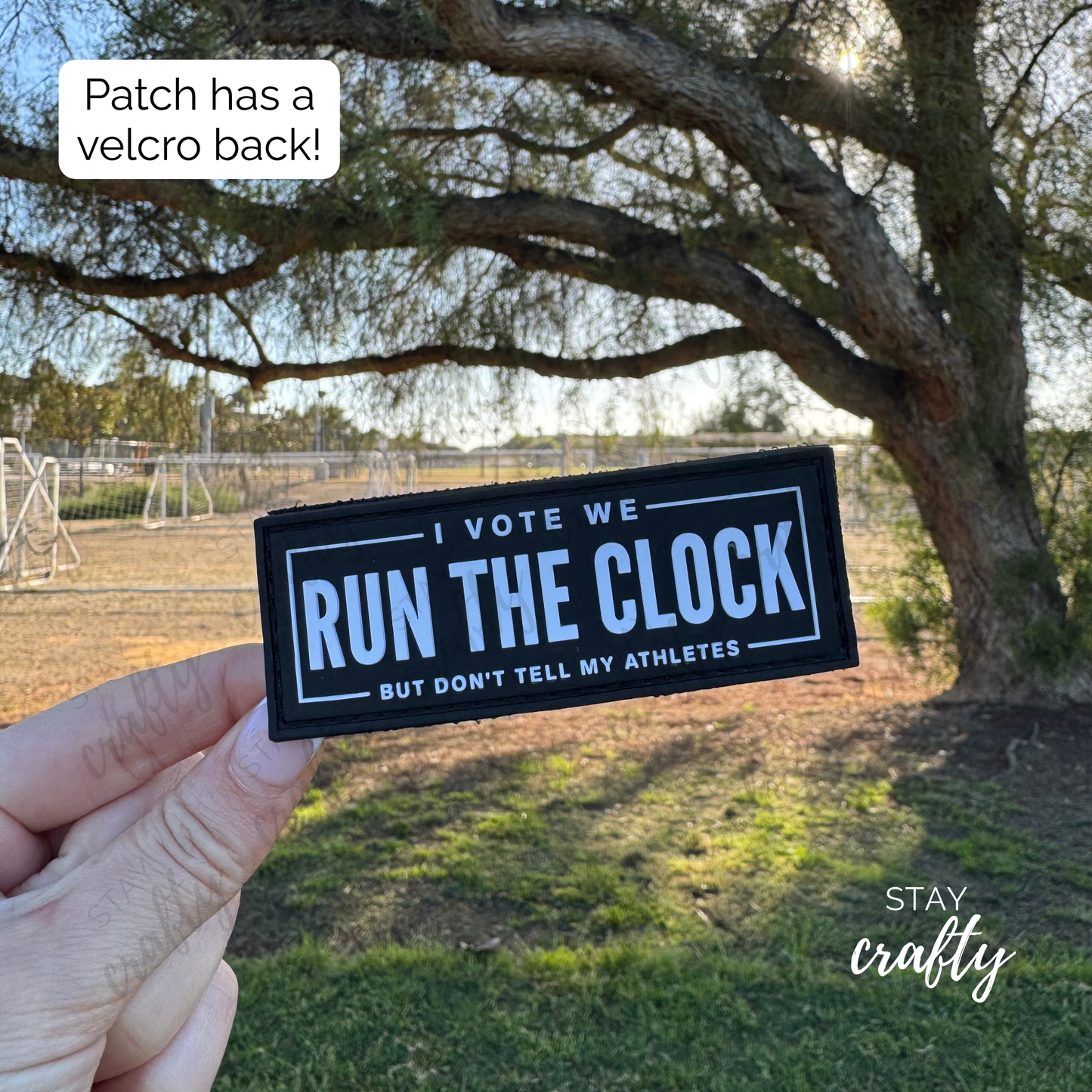 I Vote We Run the Clock- Patch