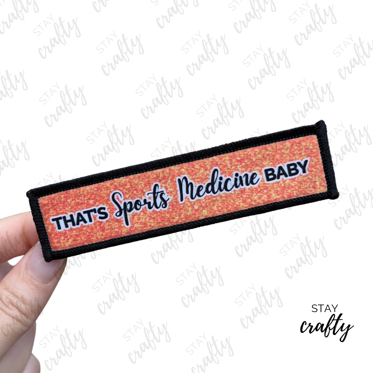 Orange That's Sports Medicine Baby- Patch