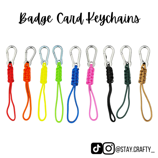 Badge Card keychain