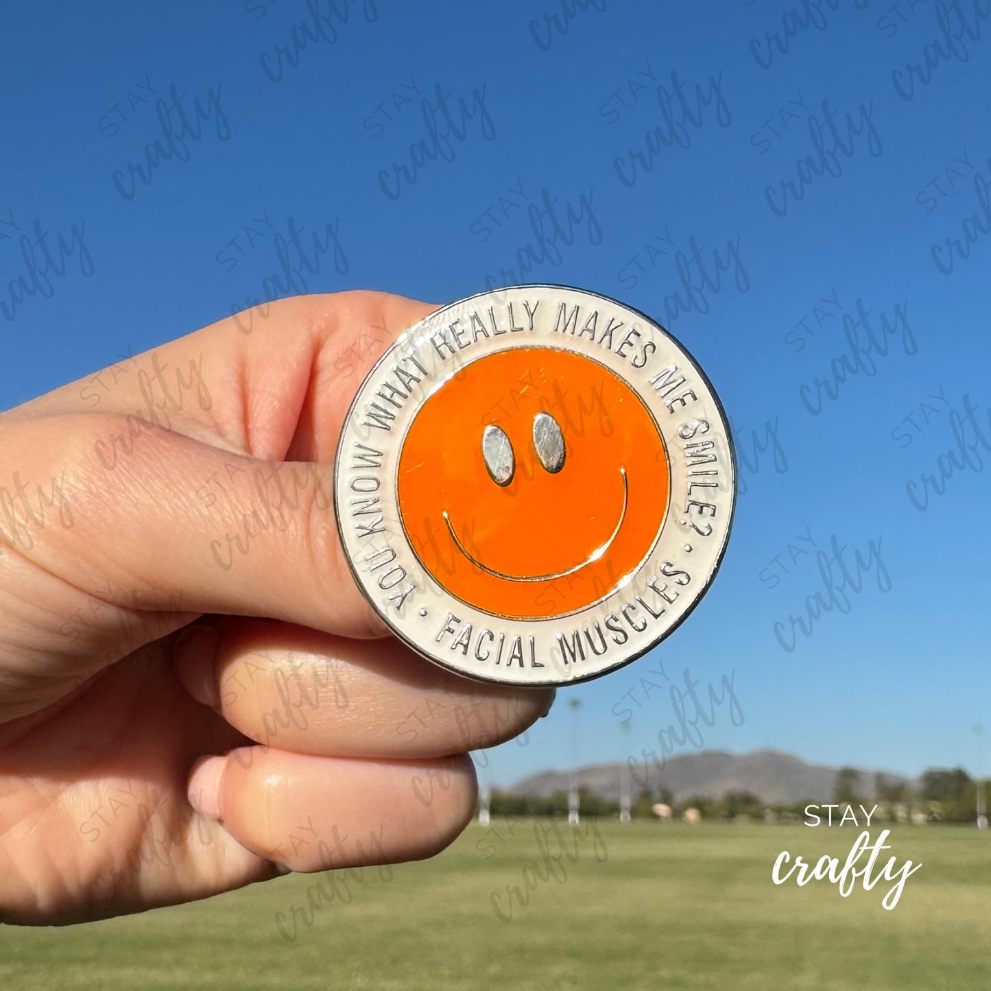 You know what really makes me smile?- Collector Pin