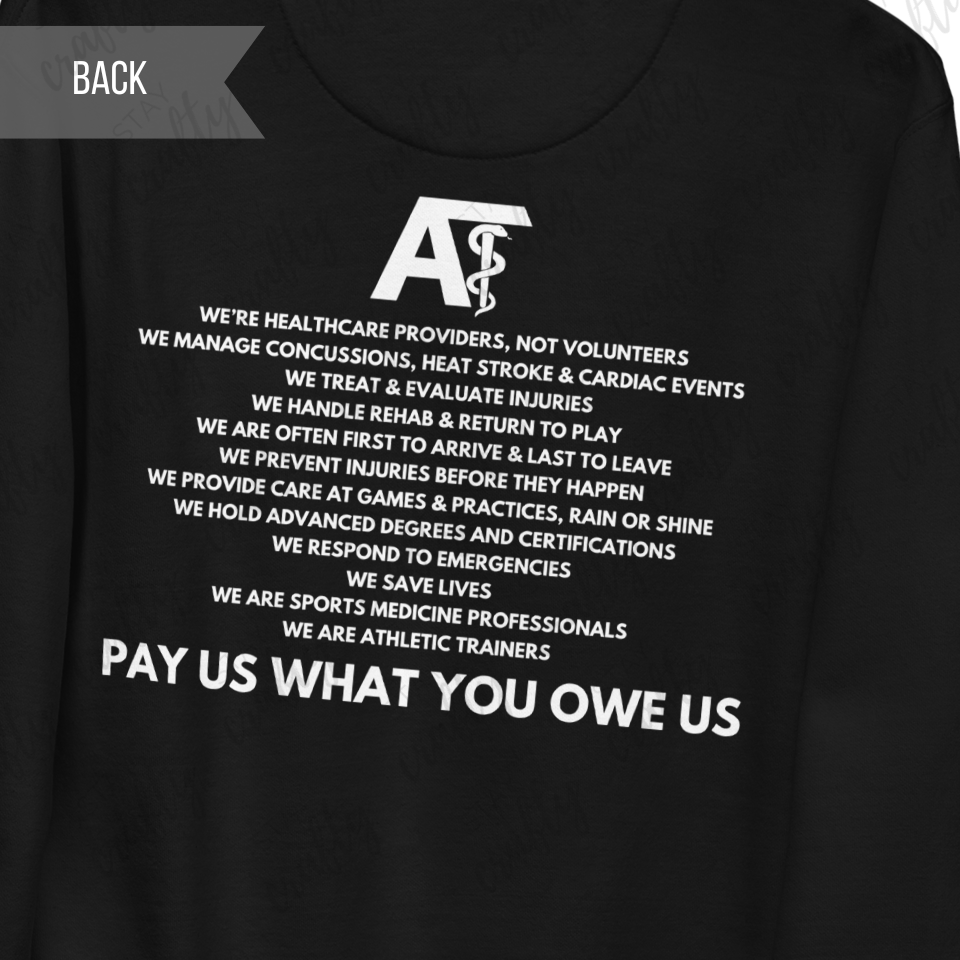 Pay us what you owe us- Unisex Premium Crewneck