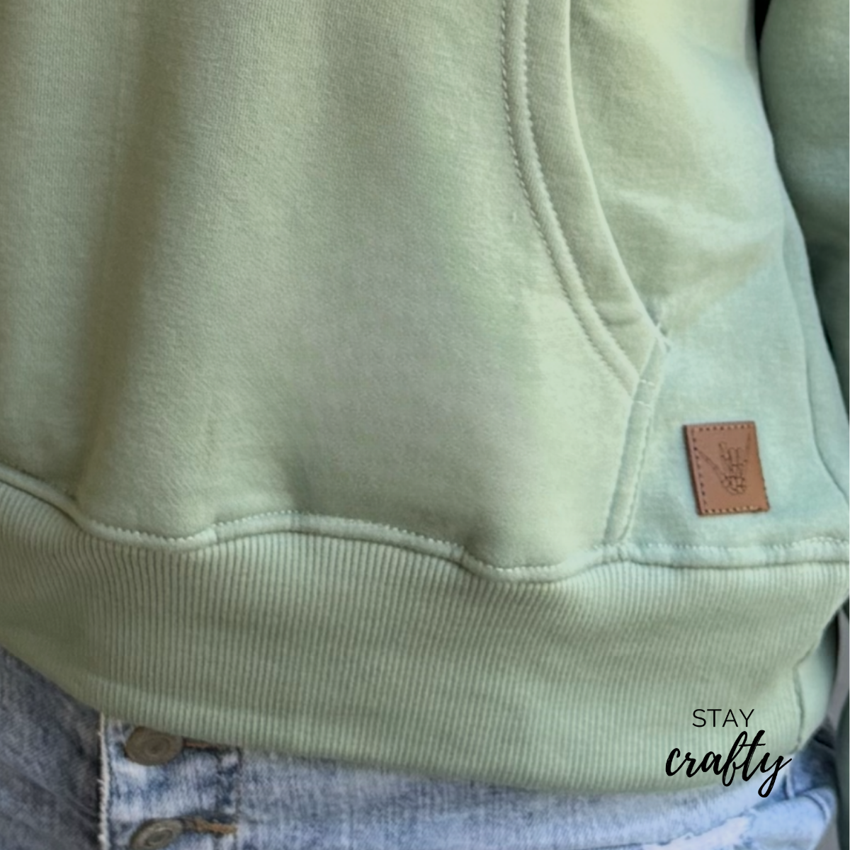 Your Energy is a Luxury Item- Women's Cropped Quarter Zip Pull Over w/ Pocket & Hood