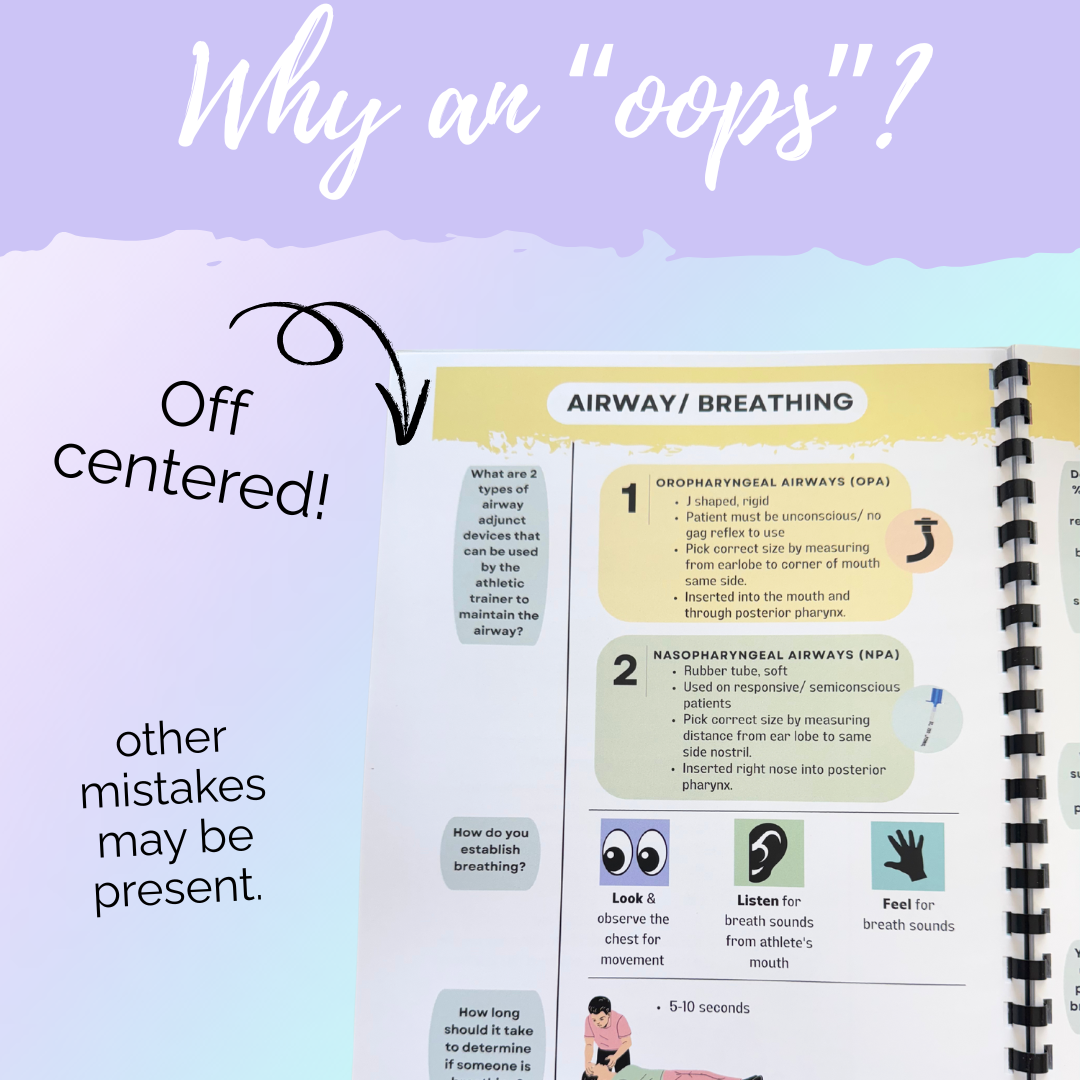 Oops Emergency Care Notebook