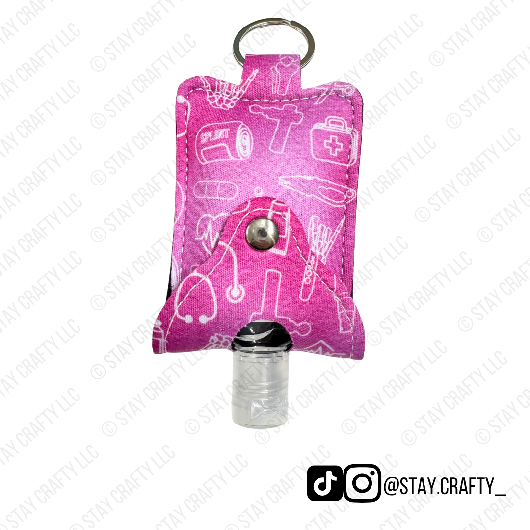 Pink Ombre Hand Sanitizer Holder