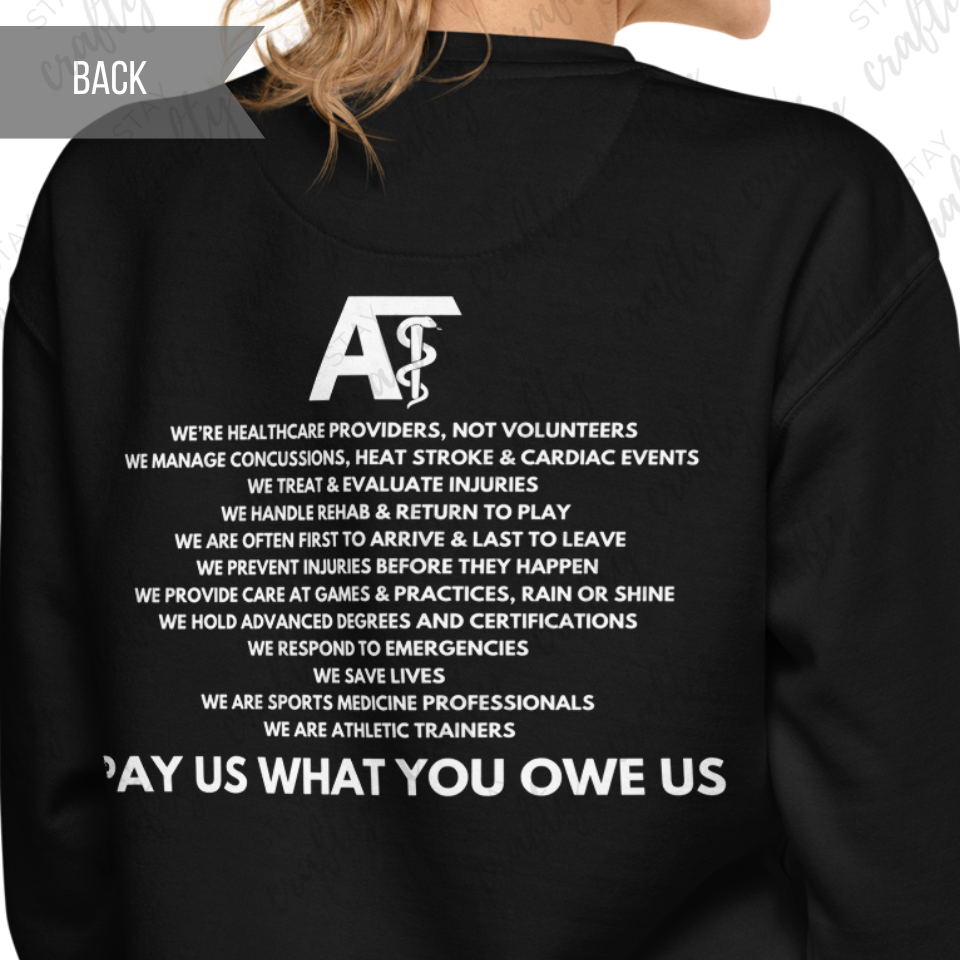 Pay us what you owe us- Unisex Premium Crewneck