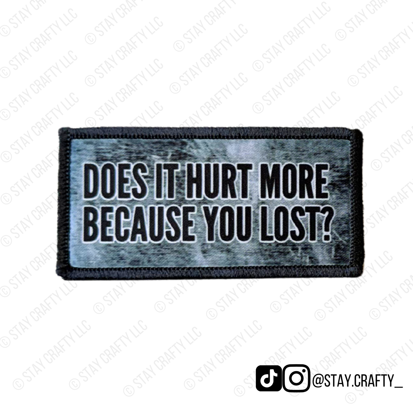 Does it Hurt More Because You Lost?- Patch