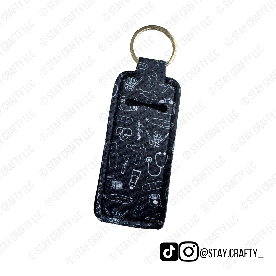 Black Speckle Chapstick Holder