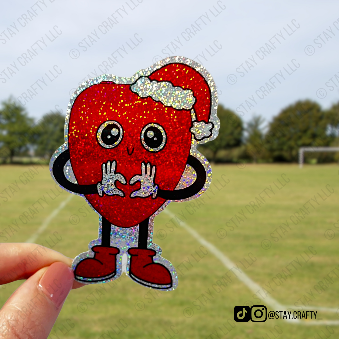 Festive CPR mask- Sticker