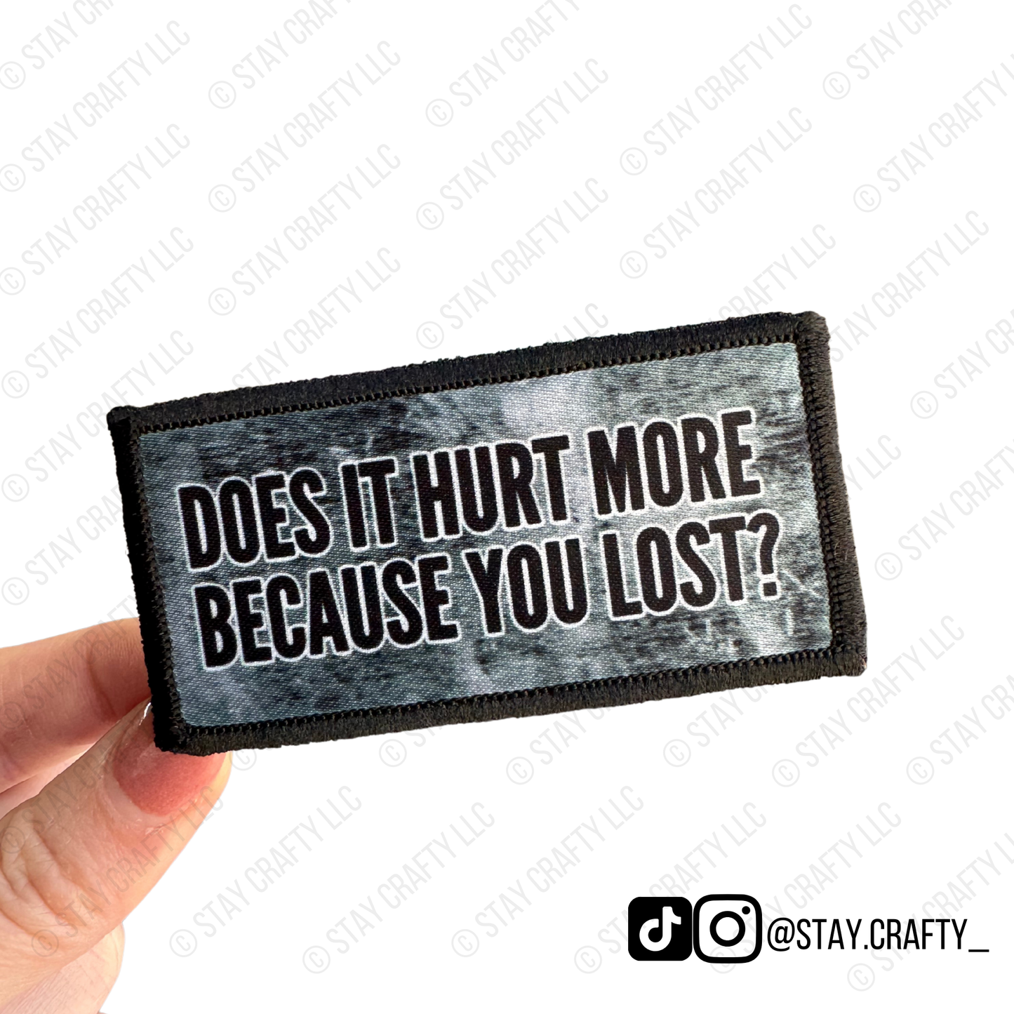 Does it Hurt More Because You Lost?- Patch