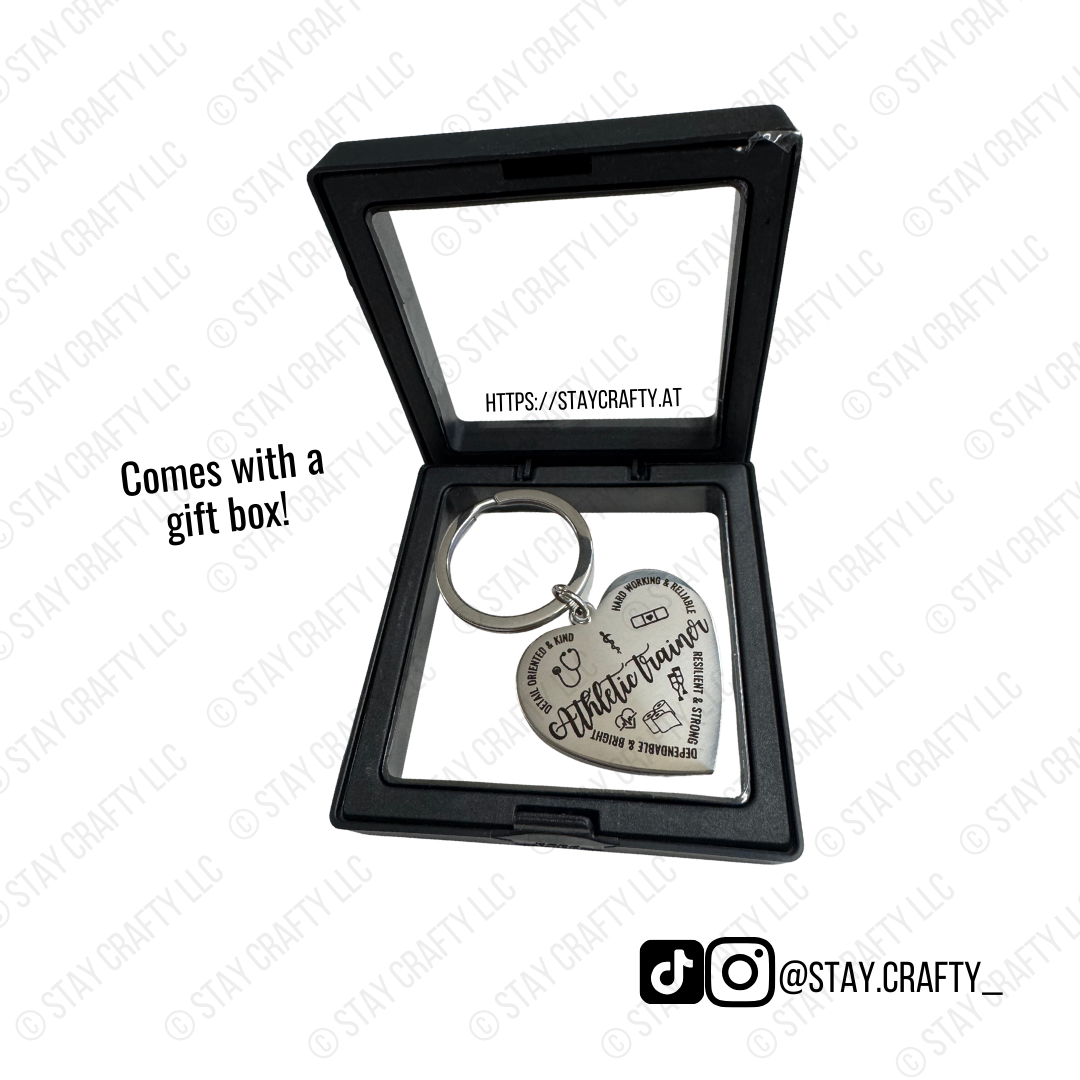 AT heart keychain
