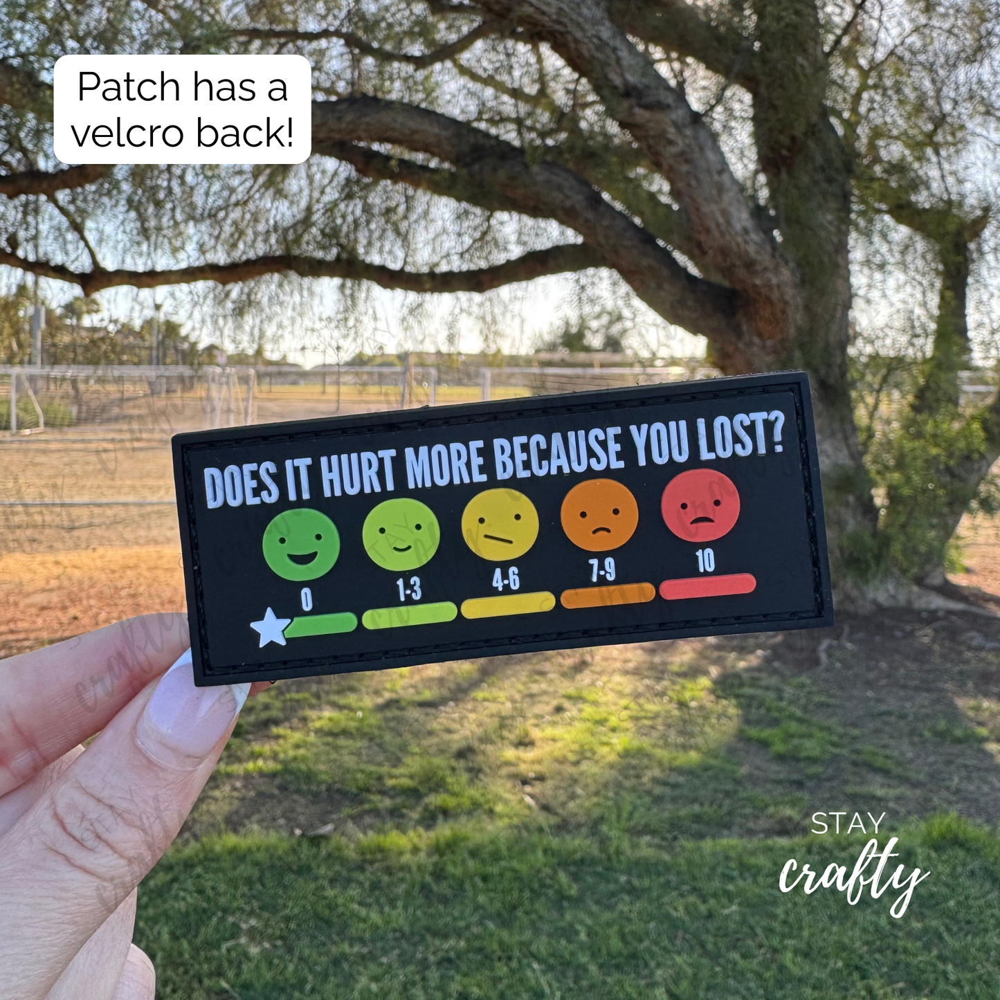 Does it hurt more because you lost?- Patch