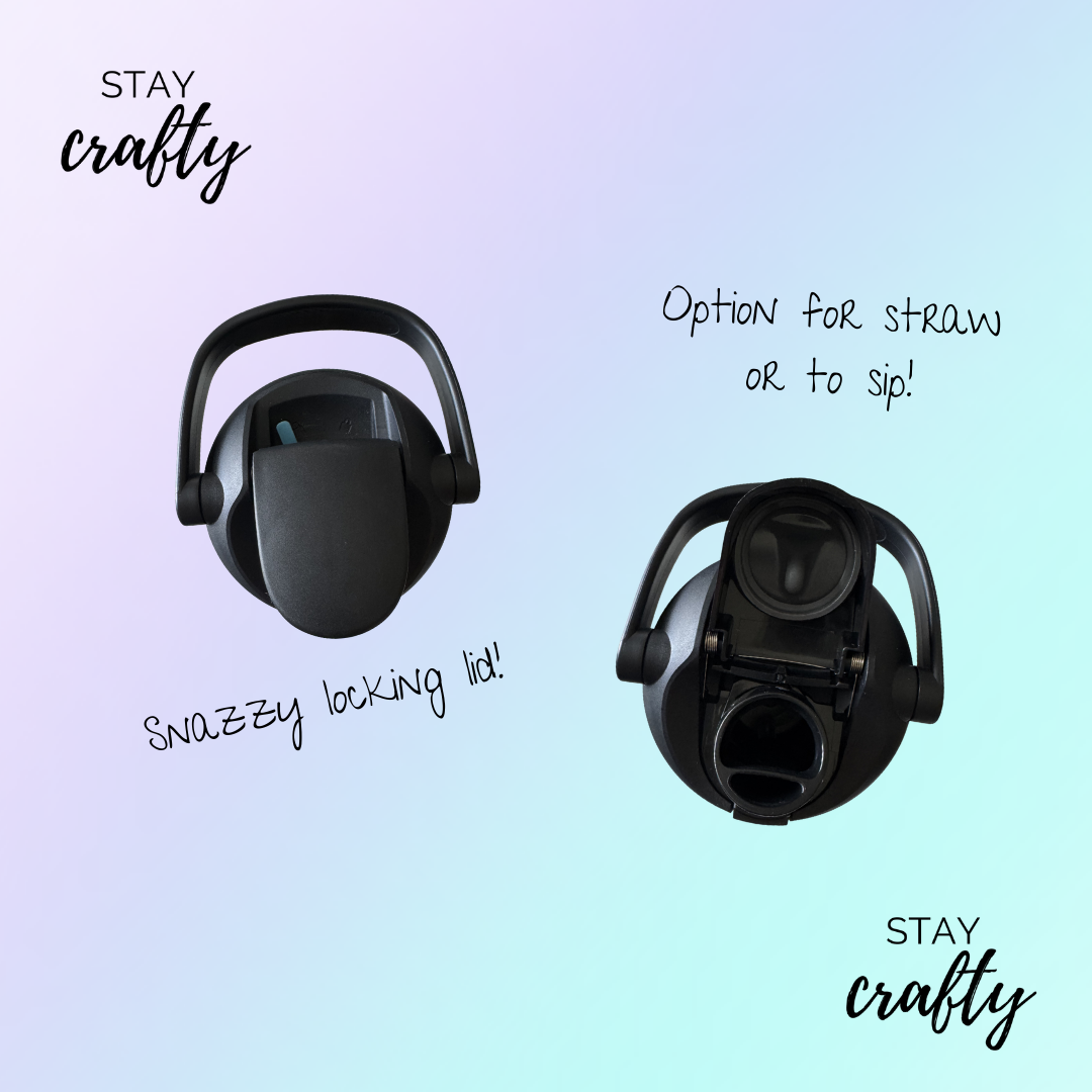 Black Certified Athletic Trainer Water Bottle