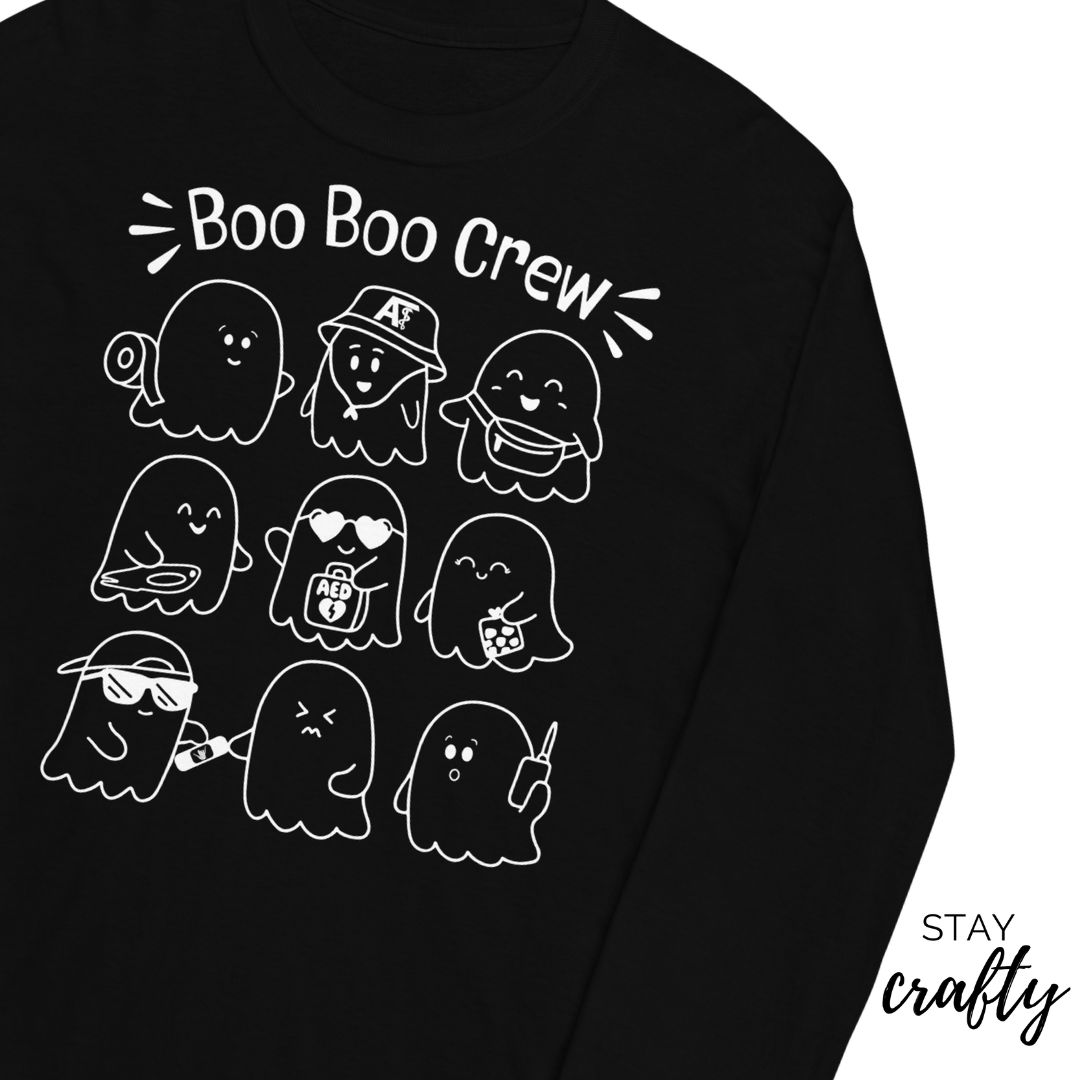 Unisex Fit- Boo Boo Long Sleeve Shirt