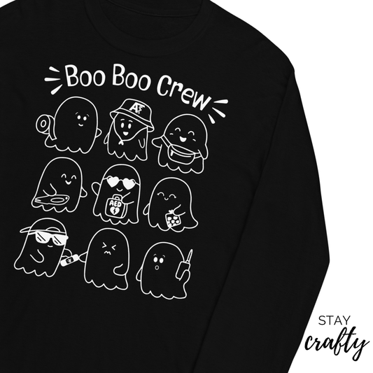 Unisex Fit- Boo Boo Long Sleeve Shirt