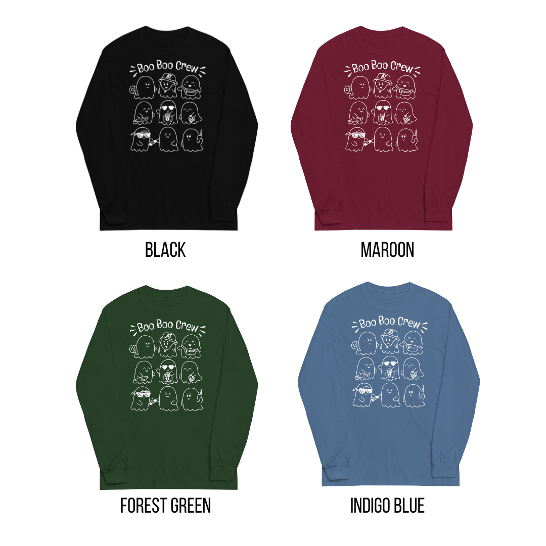 Unisex Fit- Boo Boo Long Sleeve Shirt