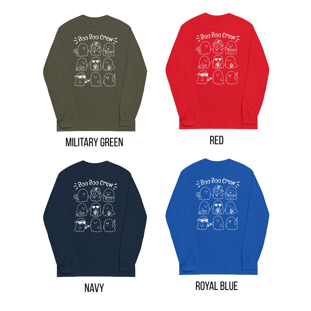 Unisex Fit- Boo Boo Long Sleeve Shirt