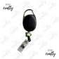 Blue/Green Summer AT- Carabiner Badge Reel