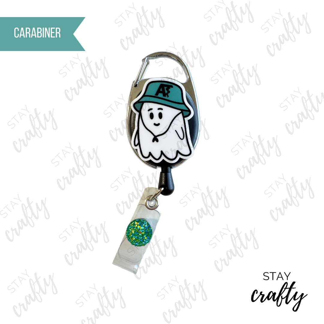 Bucket Hat Boo Boo Crew Ghostie Badge Reel