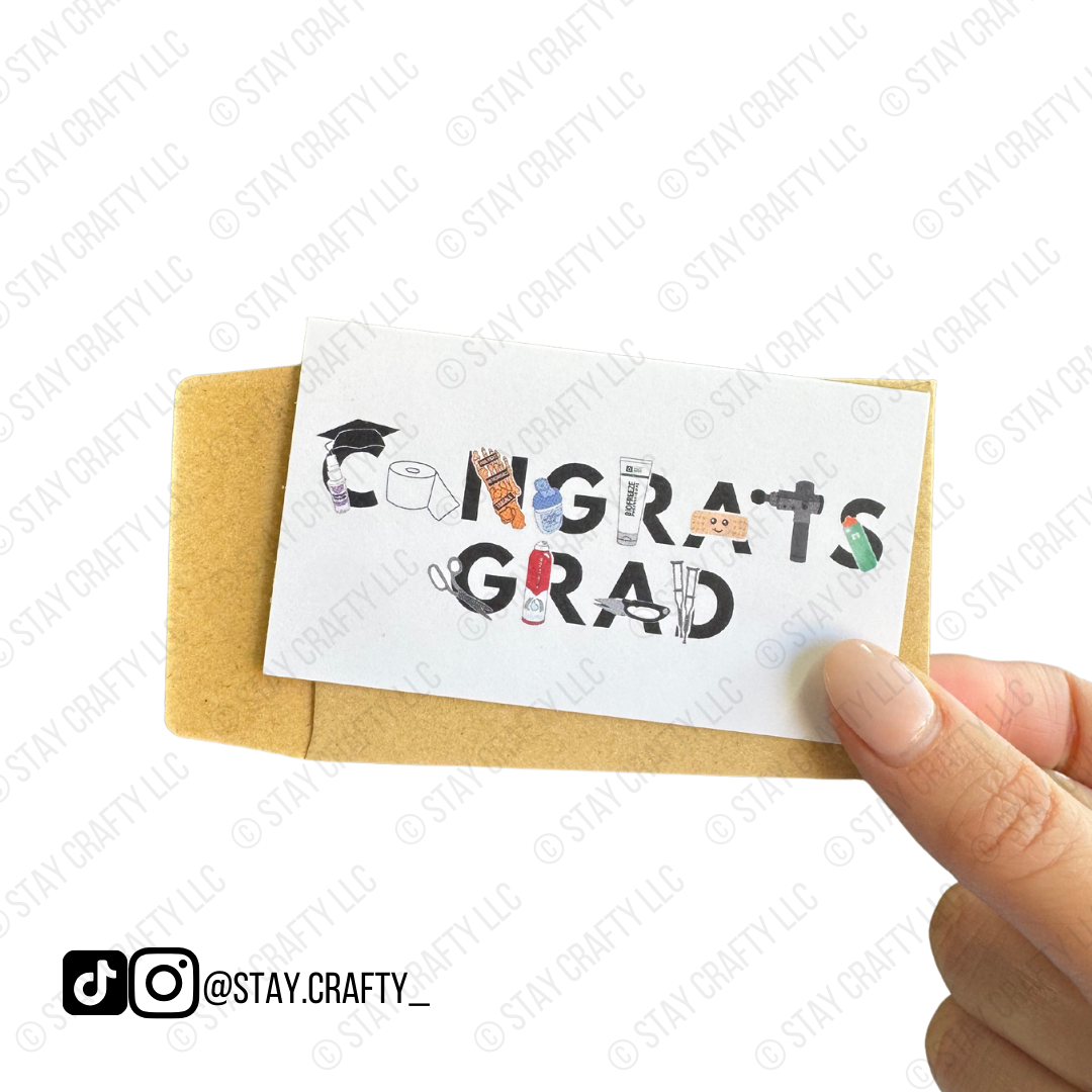 Congrats Grad Card - Mini Card