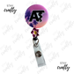 Soft Ombre Summer AT- Alligator Clip Badge Reel