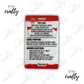Concussion Badge Card