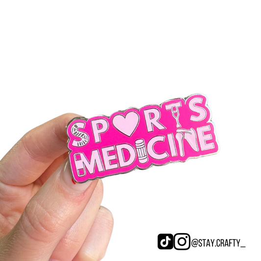 New! Pink Sports Medicine- Collector Pin