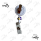 Soft Ombre Summer AT- Alligator Clip Badge Reel
