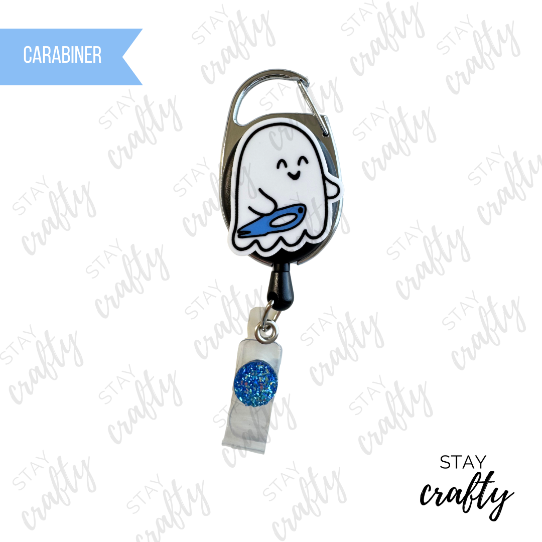 Shark Boo Boo Crew Ghostie Badge Reel