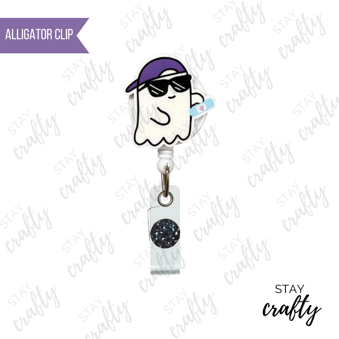 Bandaid Boo Boo Crew Ghostie Badge Reel