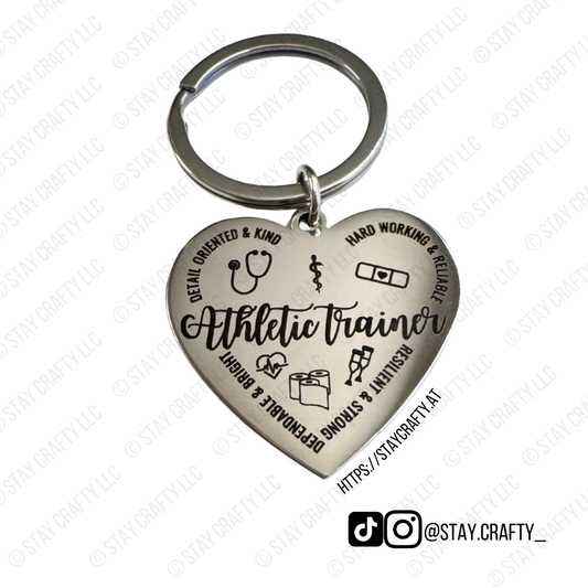 AT heart keychain