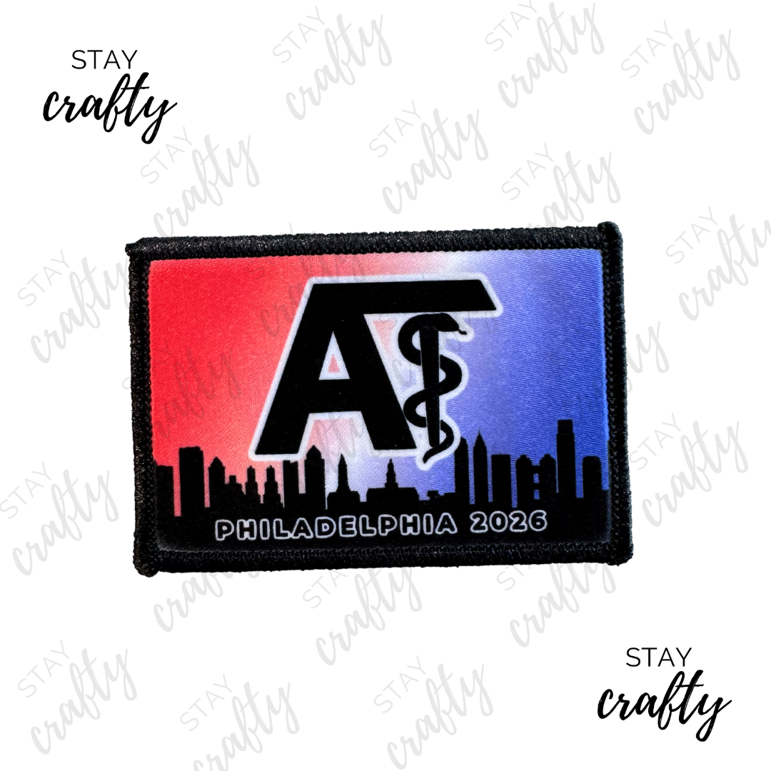 Philadelphia AT with text- Patch