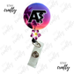 Vibrant Summer AT- Alligator Clip Badge Reel