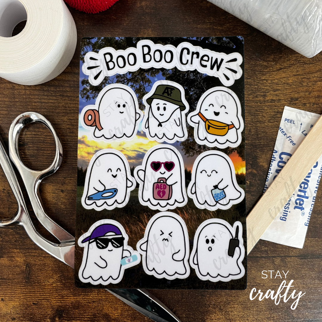 Boo Boo Crew Sticker Sheet - Sticker