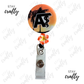 Orange Summer AT- Alligator Clip Badge Reel