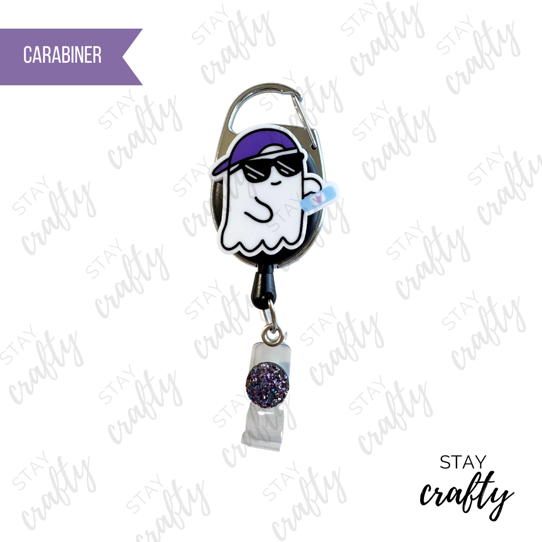 Bandaid Boo Boo Crew Ghostie Badge Reel