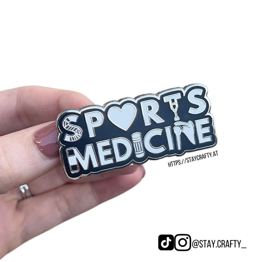 New! Black Sports Medicine- Collector Pin