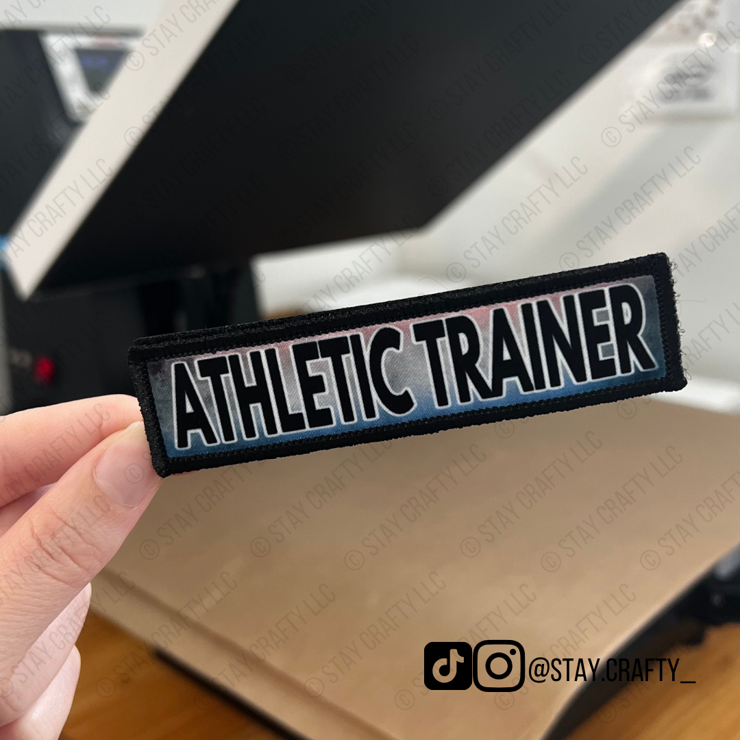 Athletic Trainer Red/White/Gray/Blue- Patch