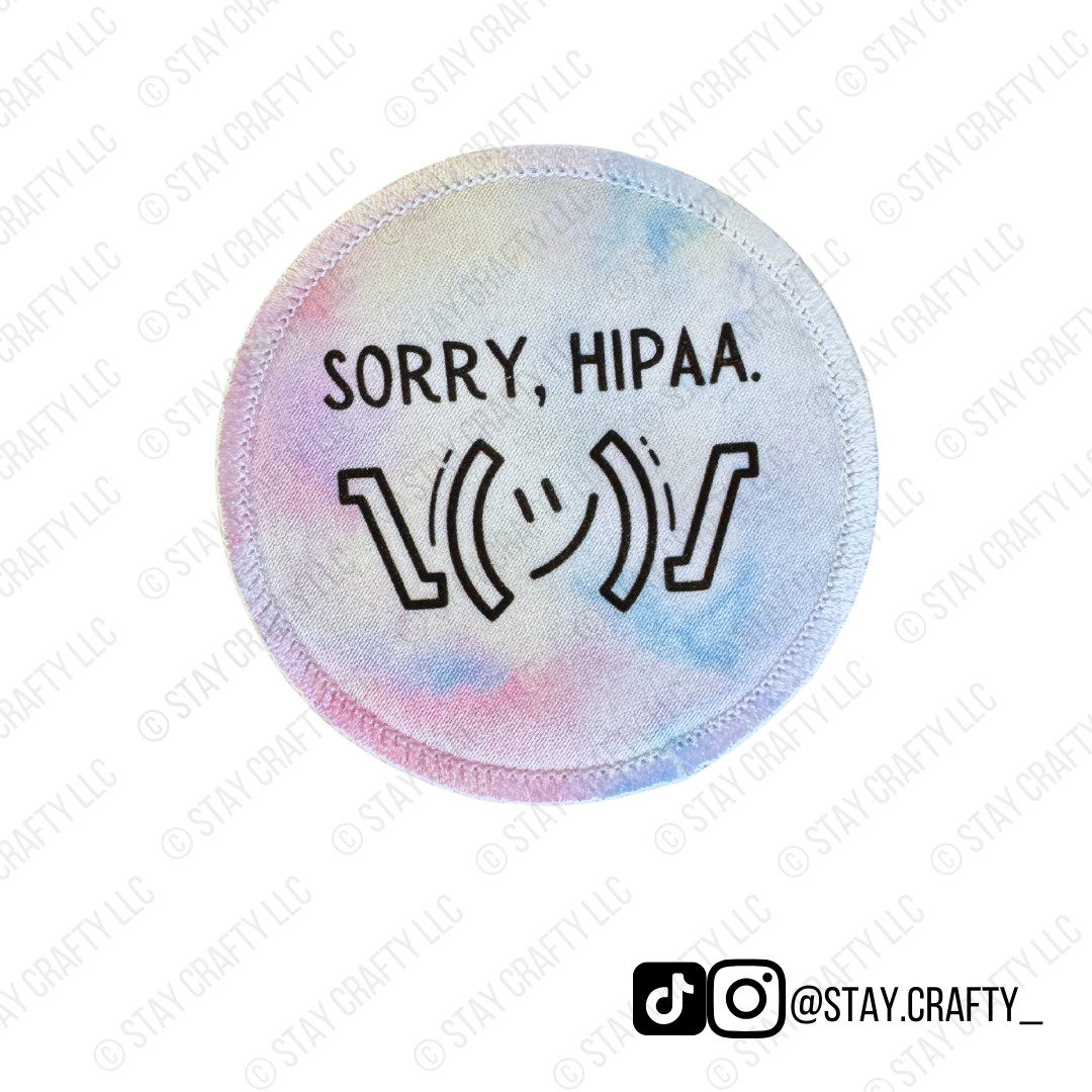 Sorry, HIPAA- Patch