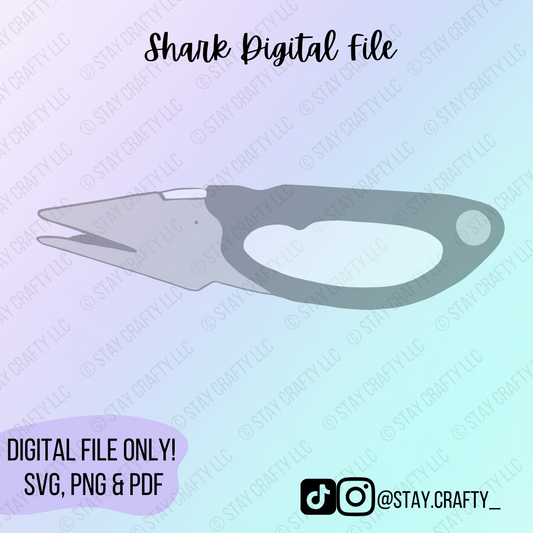 Shark SVG/PNG/PDF- Digital Download