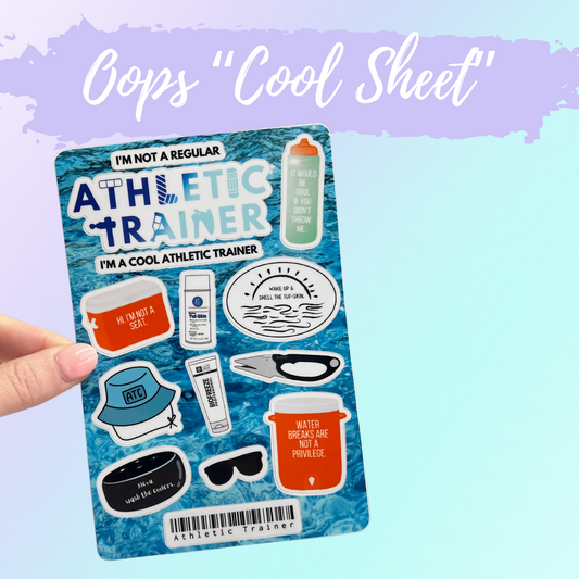 Oops Sticker Sheet- The "cool" sheet!