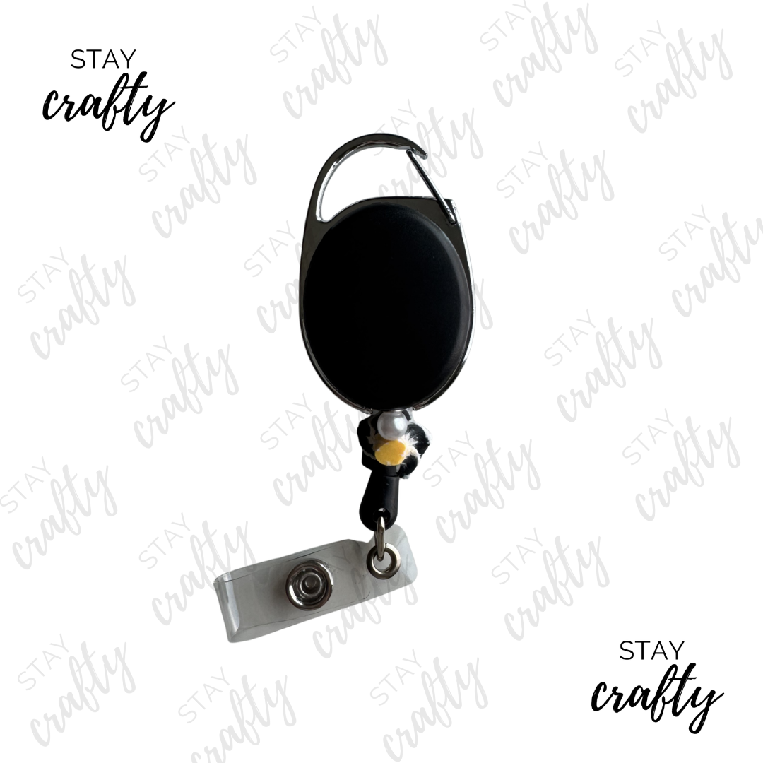 Orange Summer AT- Carabiner Badge Reel