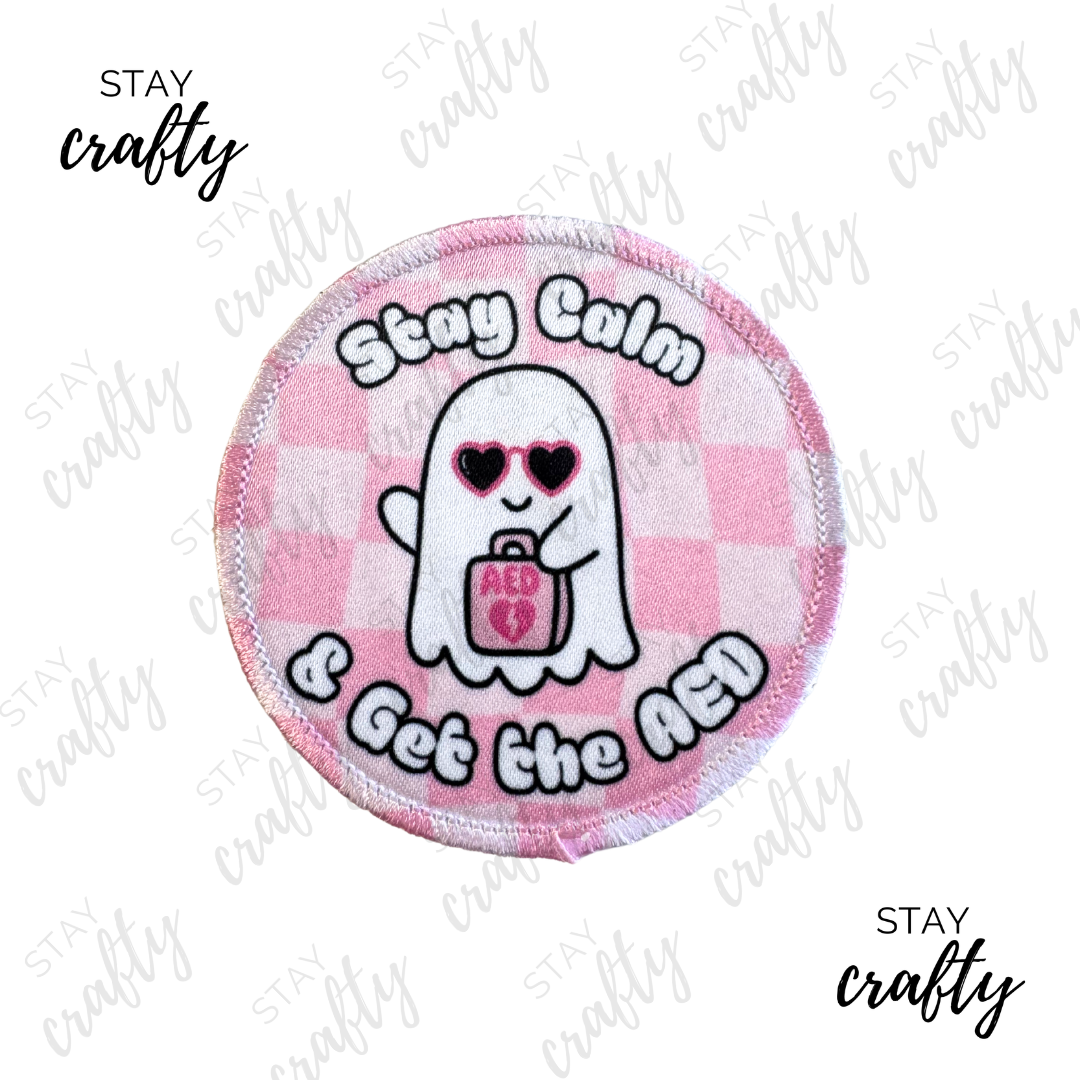 Stay Calm & Get the AED- Patch