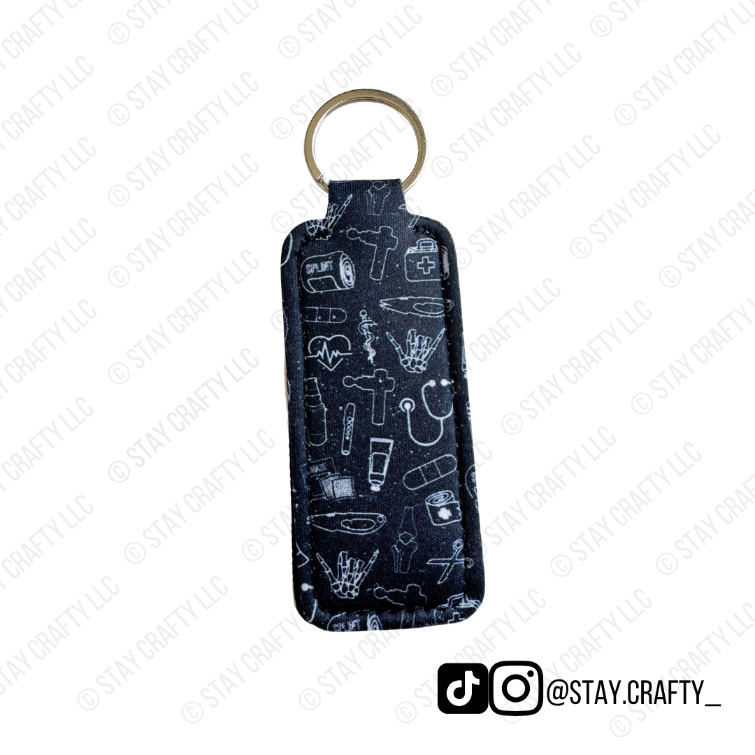 Black Speckle Chapstick Holder