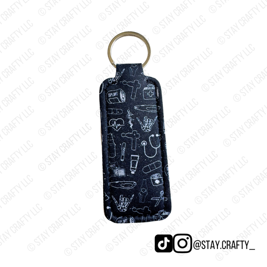 Black Speckle Chapstick Holder