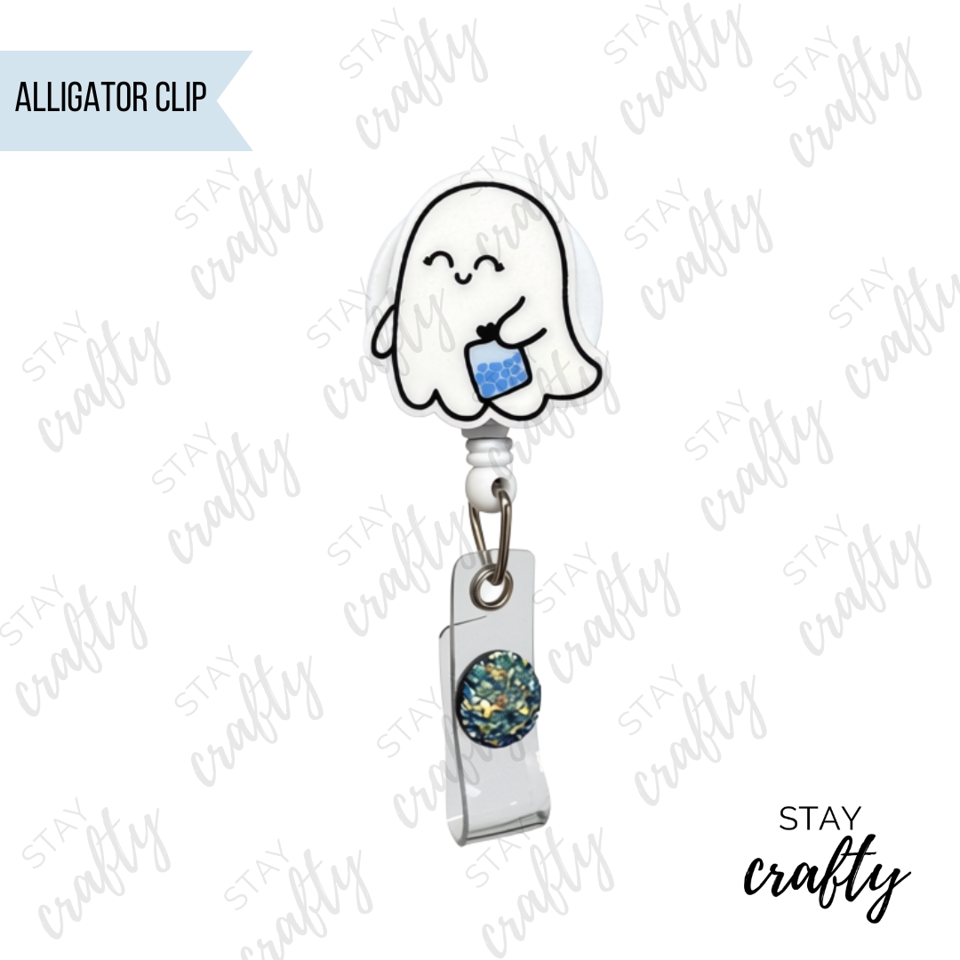 Ice Boo Boo Crew Ghostie Badge Reel