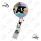 Blue/Green Beach Summer AT- Alligator Clip Badge Reel