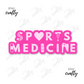 Pink Sports Medicine- Sticker