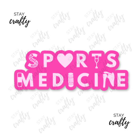 Pink Sports Medicine- Sticker