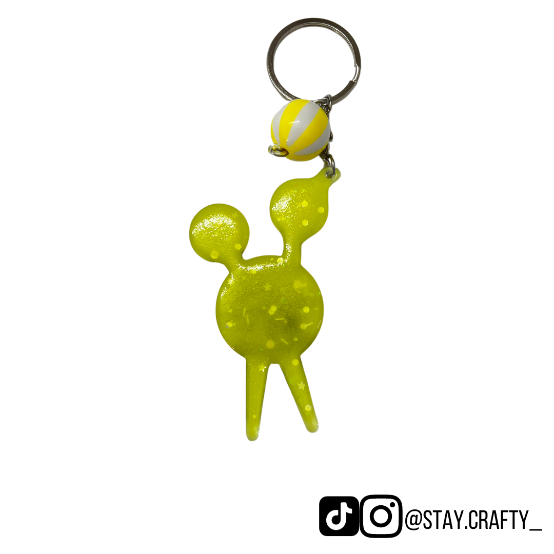 Lemon It's my job to run with scissors- Keychain