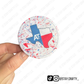 Texas Splatter Circle AT- Patch